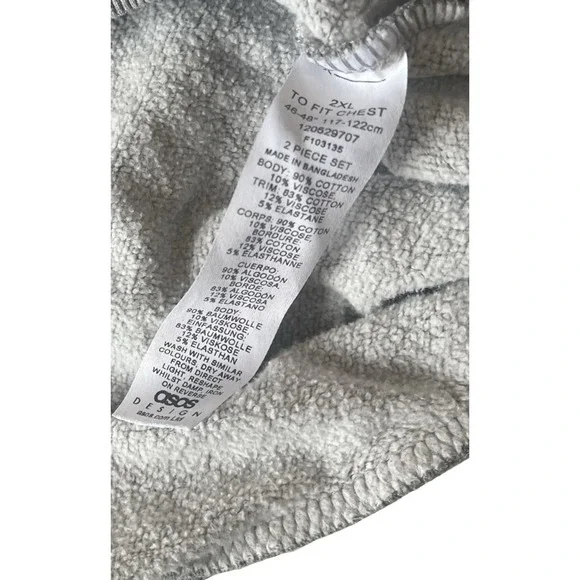 asos Design Women's Size 2XL Gray Sweatshirt Cropped Crewneck Capsule Basic - Picture 4 of 6